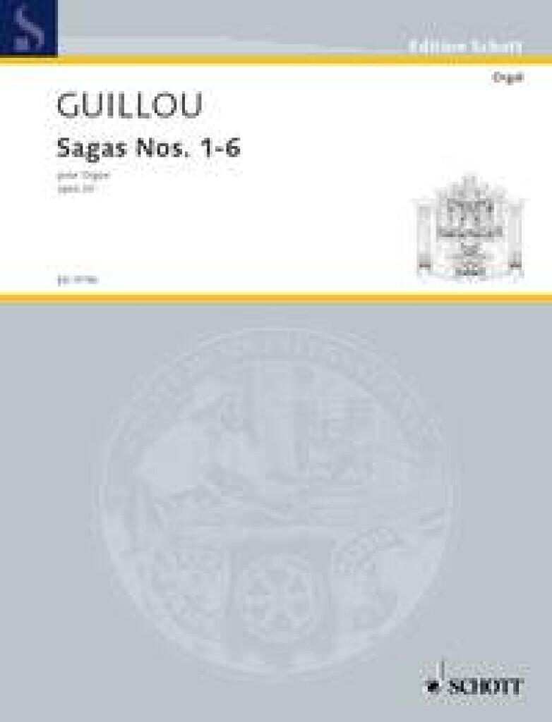 Sagas Nos. 1-6 op. 20  Jean Guillou   Orgel : photo 1