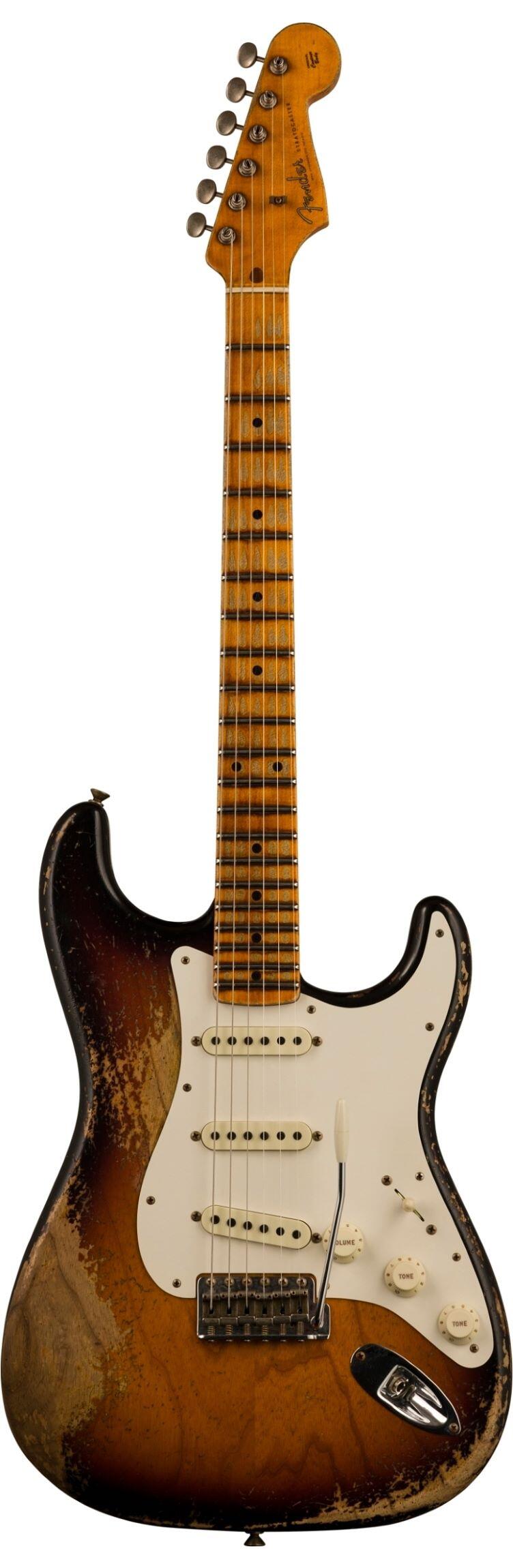 Fender Custom Shop Limited Edition Red Hot Stratocaster - Super Heavy Relic, Faded Chocolate 3-Color Sunburst : photo 1