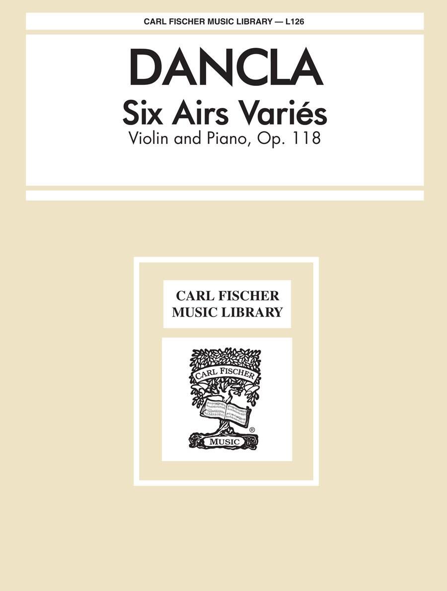 Six Airs Variés Opus 118 Charles Dancla  Violine und Klavier : photo 1