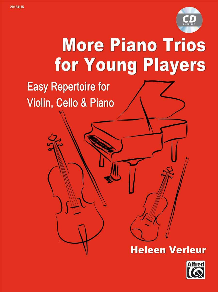 More Piano Trios for Young Players Easy Repertoire for Violin, Cello & Piano Heleen Verleur  Violine, Cello und Klavier English / Easy Repertoire for Violin, Cello & Piano : photo 1