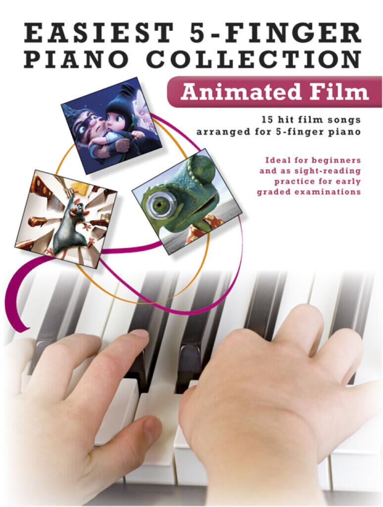Easiest 5-Finger Piano Collection: Animated Film  Christopher Hussey Klavier English : photo 1