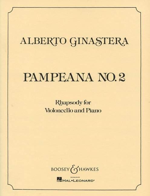 Pampeana No. 2 op. 21 Rhapsody Alberto Ginastera  Cello und Klavier / Rhapsody : photo 1