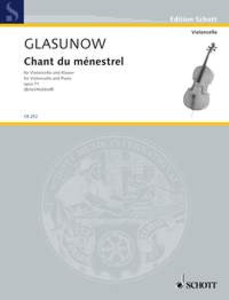 Chant de ménestrel – Op. 71 Alexander Glazunov Alexander Huelshoff Wolfgang Birtel Cello und Klavier – Image 2