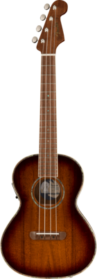 Fender Montecito Tenor Ukulele Walnut Fingerboard Shaded Edge Burst