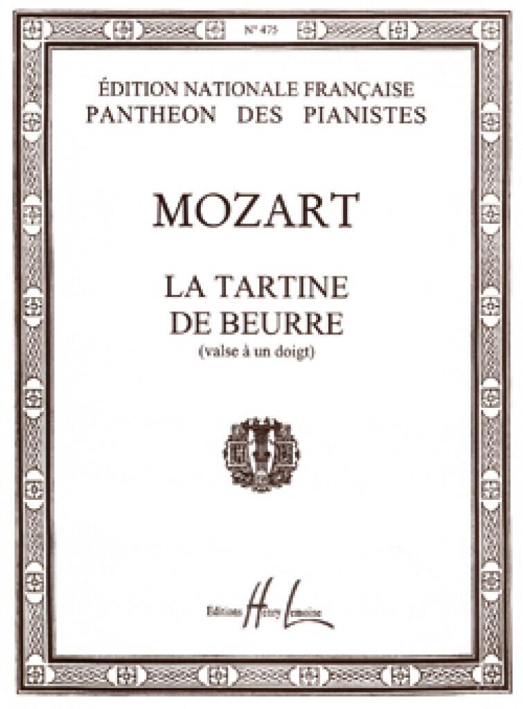 La Tartine de beurre Wolfgang Amadeus Mozart  Klavier French : photo 1