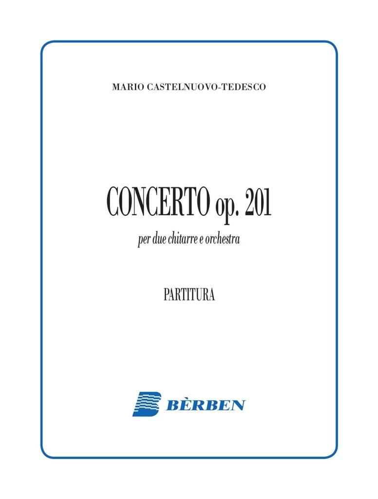 Concerto Op. 201 Castelnuvo Tedesco  Mario Castelnuovo-Tedesco   Gitarre : photo 1