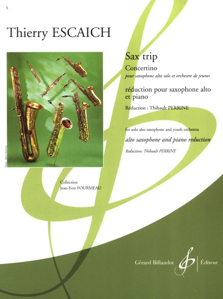 Gérard Sax Trip Reduction  Thierry Escaich saxophone alto et piano : photo 1