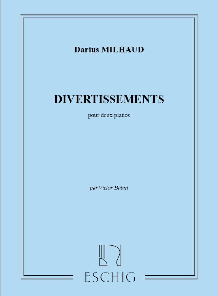 Max Divertissements Pour 3 Pianos Darius Milhaud   Piano Duet / Pour 3 Pianos : photo 1