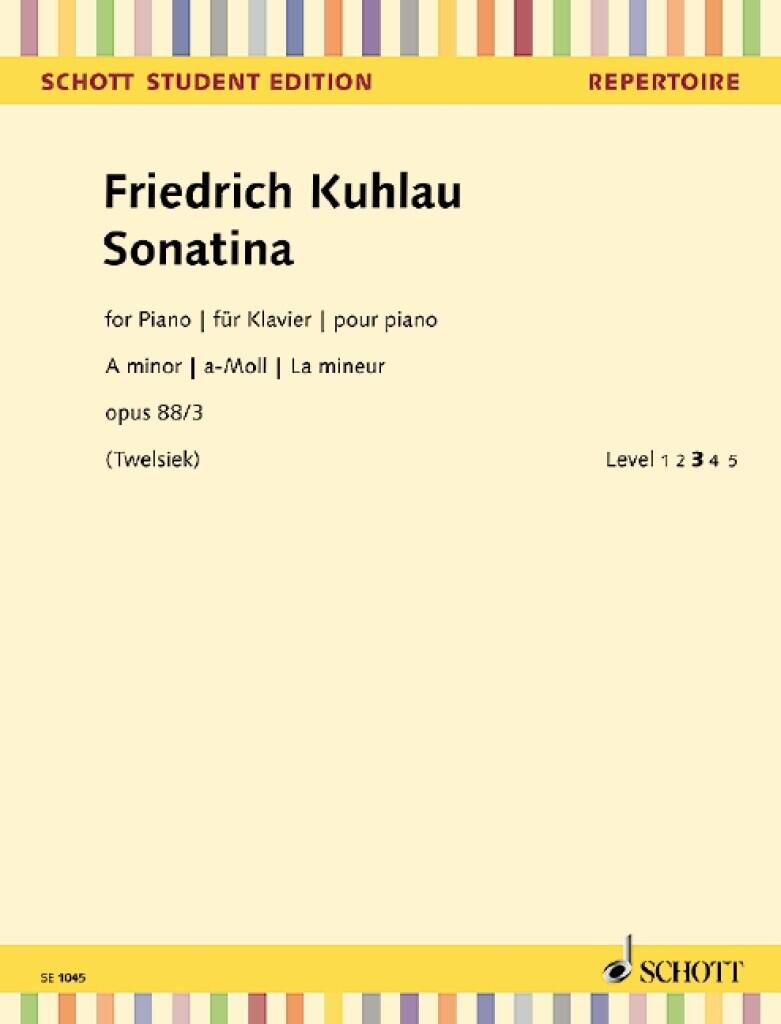 Sonatina Op. 88/3  Friedrich Kuhlau : photo 1
