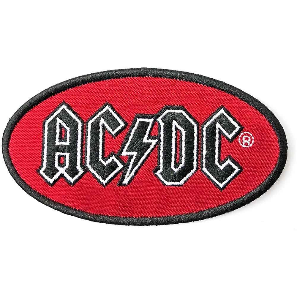 Rockoff AC/DC gewebter Patch mit ovalem Logo : photo 1