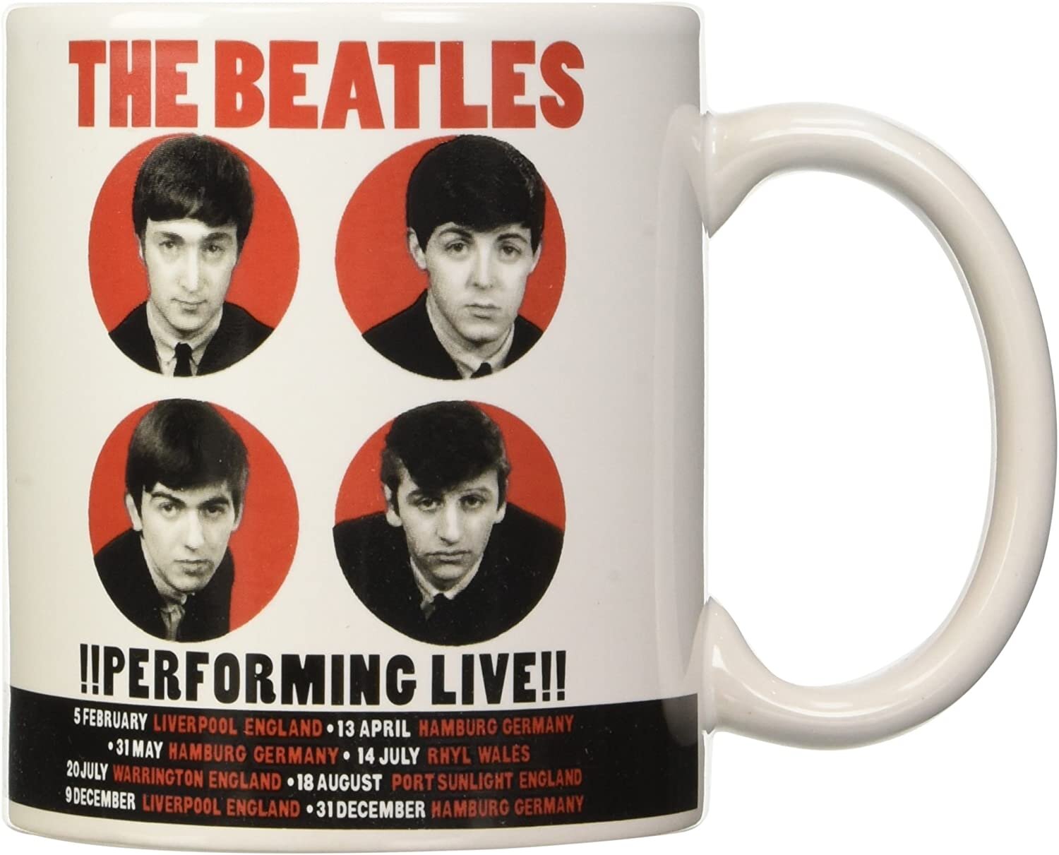 The Beatles Performing Livre Boxed Mug - Rockoff : photo 1