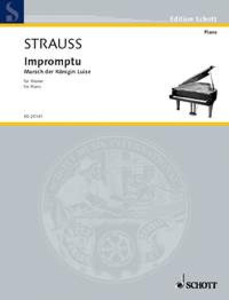 Impromptu  Marsch der Konigin Luise for Piano Richard Strauss  Christian Wolff Klavier / for Piano : photo 1