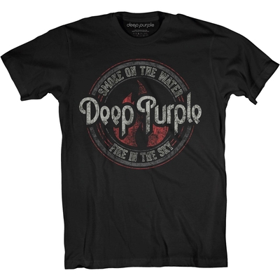 T-Shirt Deep Purple Unisex T-shirt : Smoke Circle Taille M