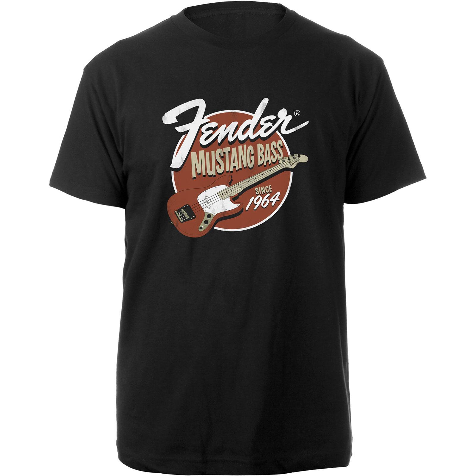 Rockoff Fender Mustang Bass ack T-Shirt Größe L : photo 1