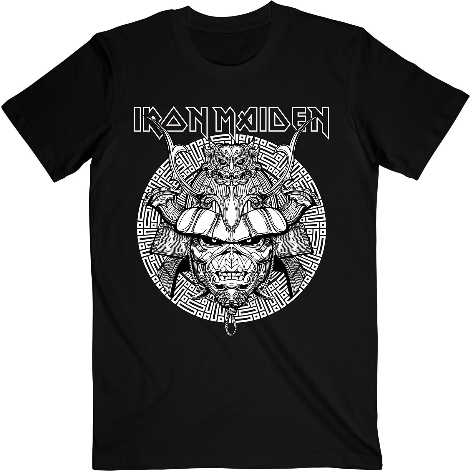 Rockoff T-Shirt Iron Maiden Samurai Graphic White ack Size S : photo 1