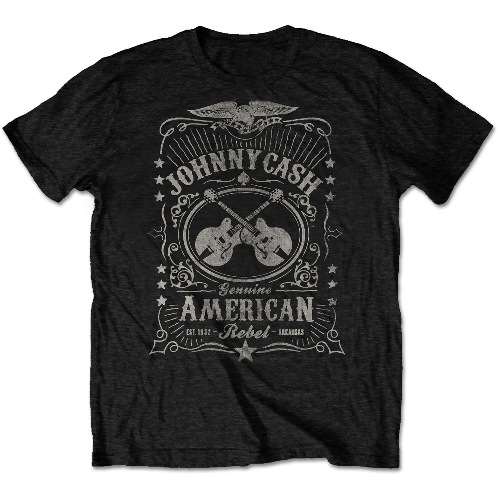 Rockoff T-Shirt Johnny Cash American Rebel ack Size L : photo 1