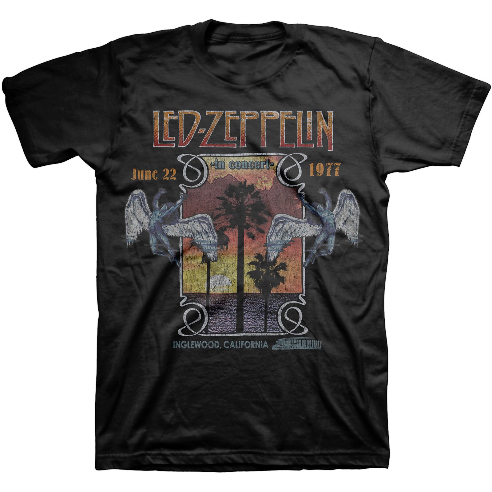 Rockoff T-Shirt Led Zeppelin Inglewood Taille M : miniature 1