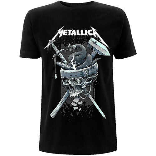 Rockoff T-Shirt Metallica History Weiß Logo Gr. S : photo 1