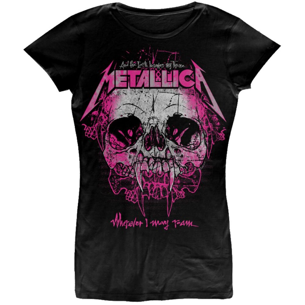 Rockoff T-Shirt Metallica Wherever I May Roam Lady Size S : photo 1