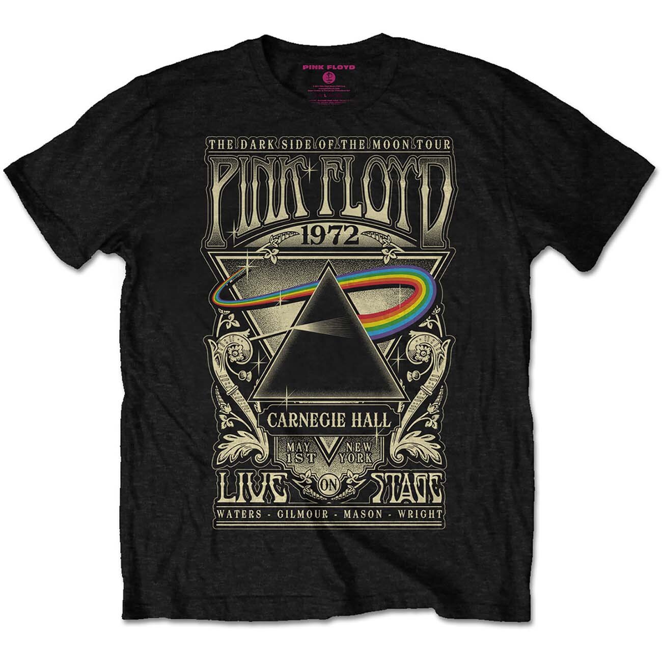 Rockoff T-Shirt Pink Floyd Carnegie Hall Poster Size XL : photo 1