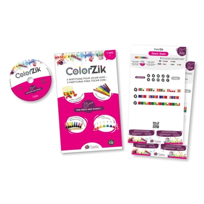 COLORZIK Pop Rock & Dance (boomwackers, cloches, carillons, métallonotes)
