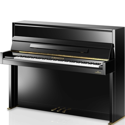 Bechstein Residence R2 Millenium 114cm Glossy black + Silencer system C. Bechstein Vario