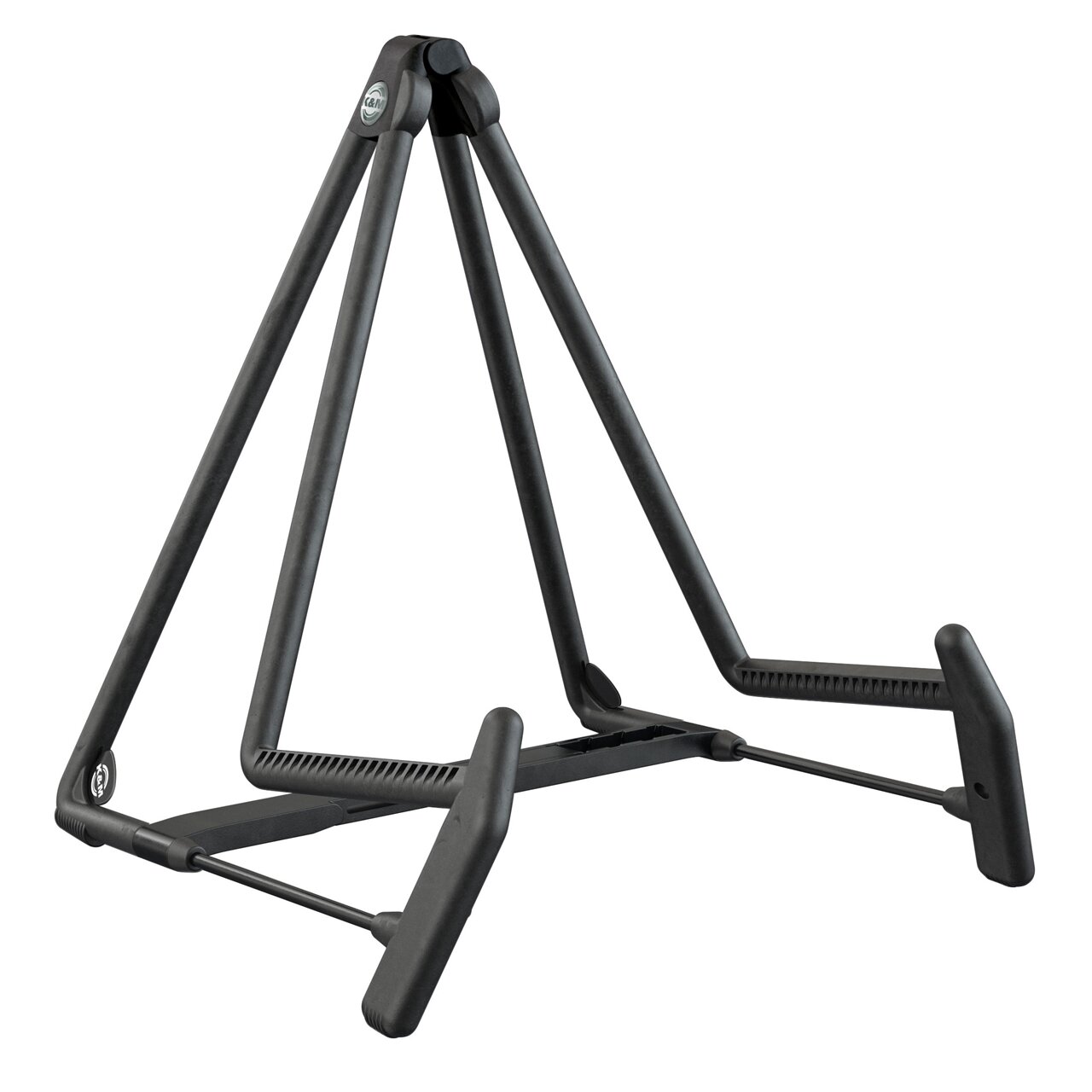 K & M Helli 2 Acoustic Guitar Stand - Black : photo 1