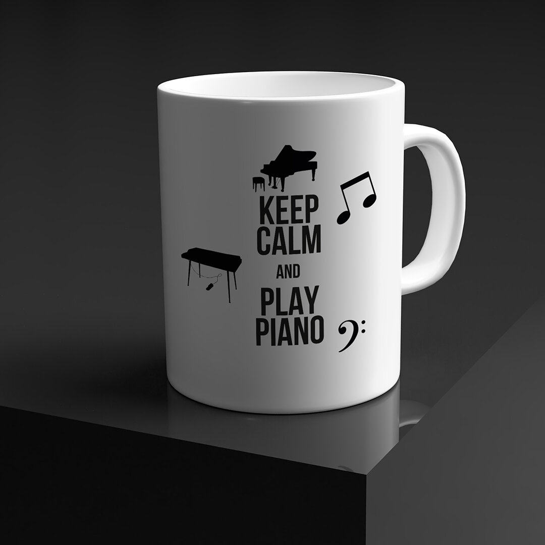Boullard Musique Keep Calm and Play Piano : miniature 1