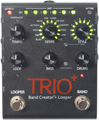 Digitech Effect Pedal Trio + Band Creator w / Looper