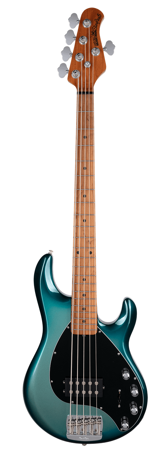 Music Man StingRay Special 5 - Roasted Maple - Frost Green Pearl : miniature 1