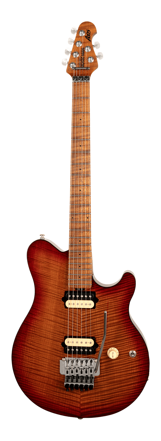 Music Man Axis - Roasted Amber Flame - Roasted Maple Neck : miniature 1