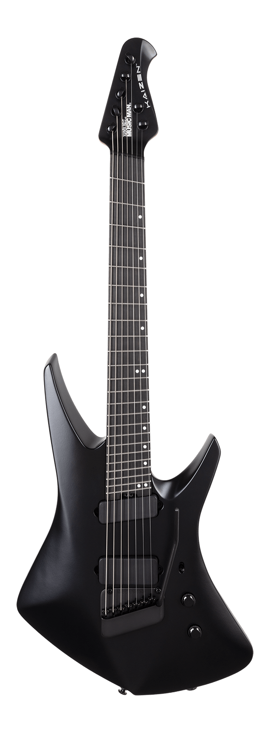 Ernie Ball Music Man Kaizen 7 – Roasted Maple/Ebony –  Apollo Black