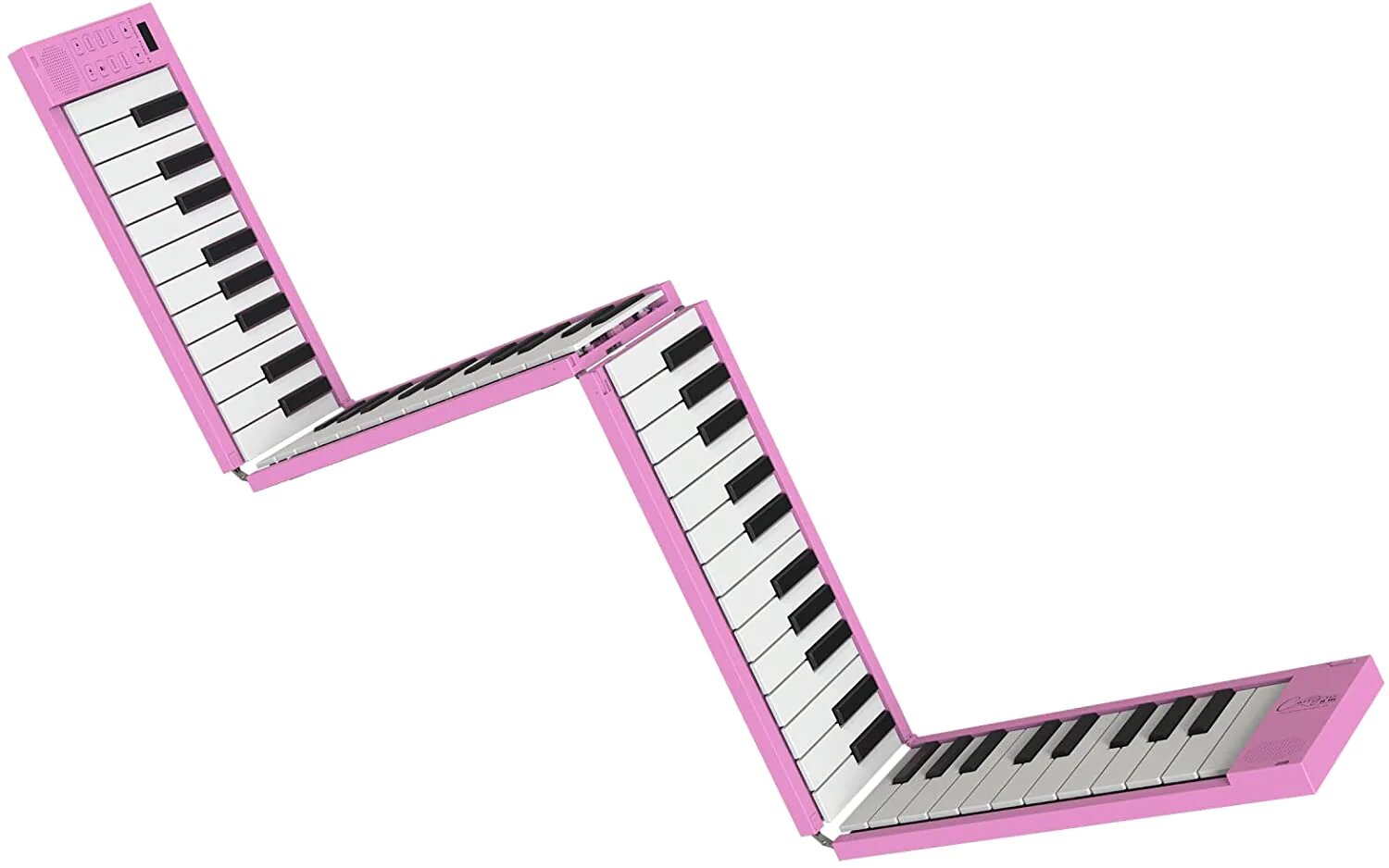 Carry-on 88 Key Folding Piano Pink : photo 1