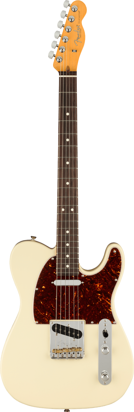Fender American Professional II Telecaster, Rosewood Fingerboard, Olympic White : miniature 1