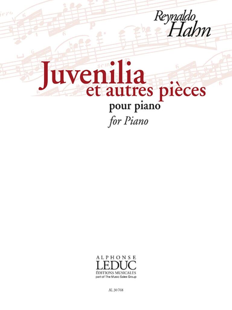 Alphonse Juvenilia Et Autres Pièces Reynaldo Hahn Klavier French : photo 1