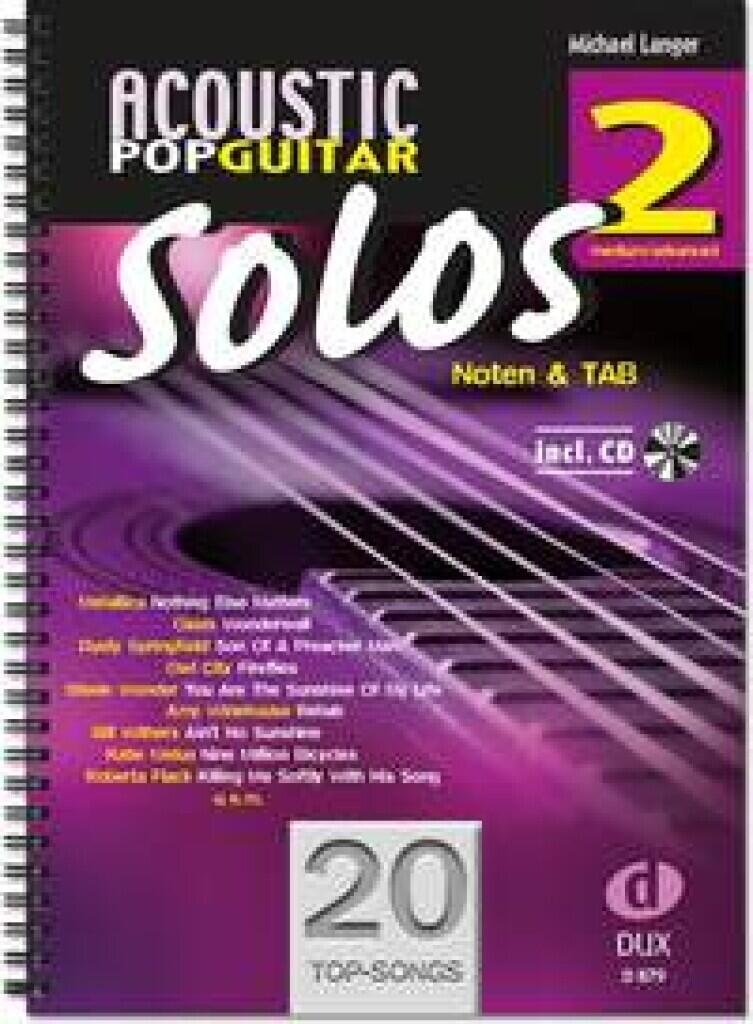 Acoustic Pop Guitar Solos 2 Michael Langer Gitarre : photo 1