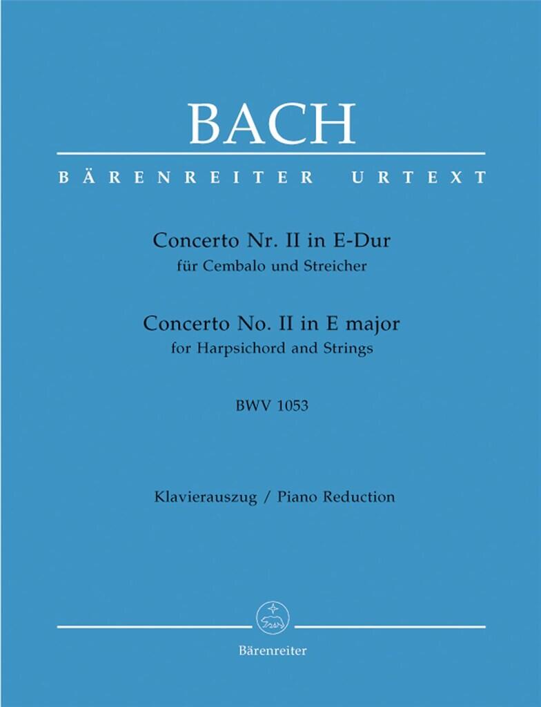 Concerto BWV 1053 pour deux pianos Concerto nr. 2 in E Major : photo 1