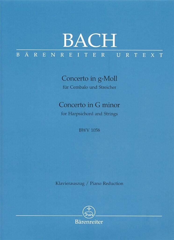 Concerto for Harpsichord and Strings G minor BWV 1058 Johann Sebastian Bach  Werner Breig Harpsichord and Strings / G minor BWV 1058 : photo 1