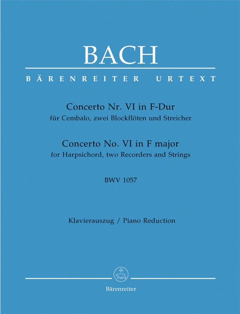 Concerto For Harpsichord No.6 In F Major BWV 1057 Johann Sebastian Bach 2 Pianos : photo 1