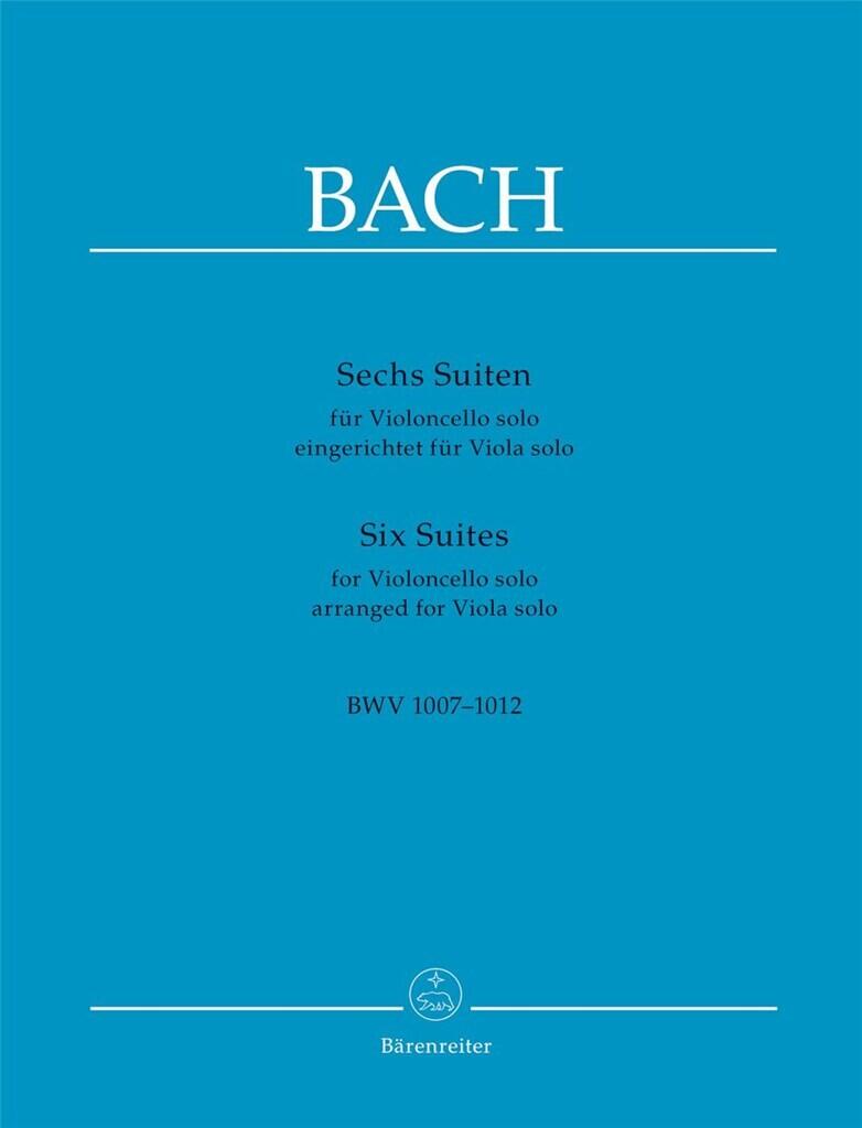 Six Suites For Violoncello Solo BWV 1007-1012 Johann Sebastian Bach Chung Park Viola / BWV 1007-1012 : photo 1