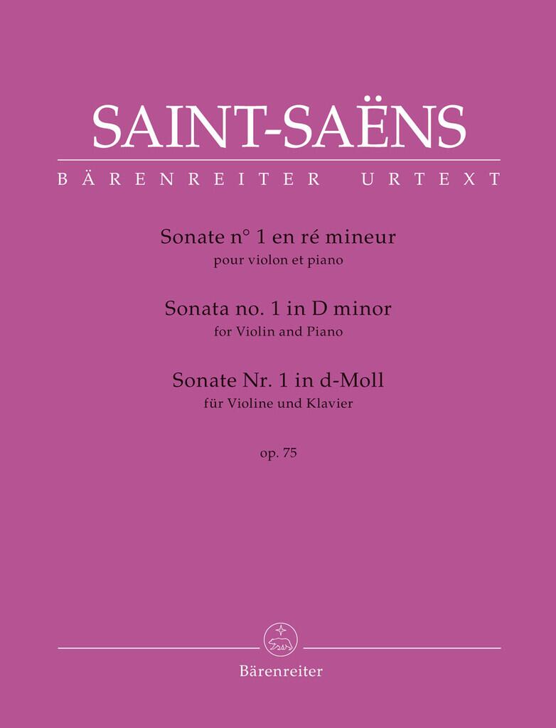 Sonata nr. 1 en ré mineur op. 75 Sonata nr 1 in D minor op. 75 : photo 1