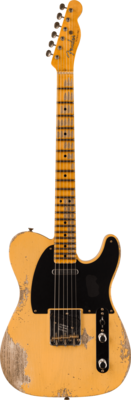 Fender Custom Shop 1950 Double Esquire Heavy Relic 1-Piece Rift Sawn Maple Neck Aged Nocaster Blonde