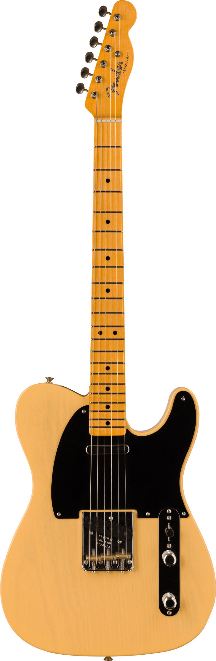 Fender Custom Shop 1950 Double Esquire DLX Closet Classic, 1-Piece Rift Sawn Maple Neck, Faded Nocaster Blonde : miniature 1