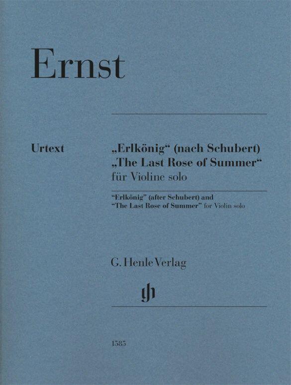 Henle Verlag Erlkönig nach Schubert The Last Rose of Summer Violin solo : miniature 1