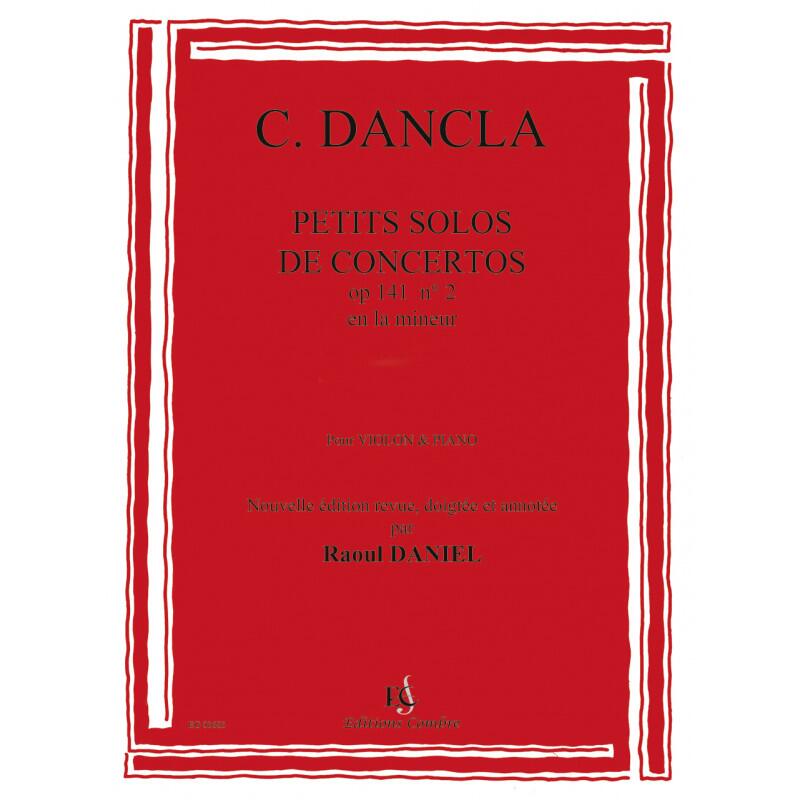 Petit solo de concerto Op.141 n2 en la min. Charles Dancla Violine und Klavier French : photo 1