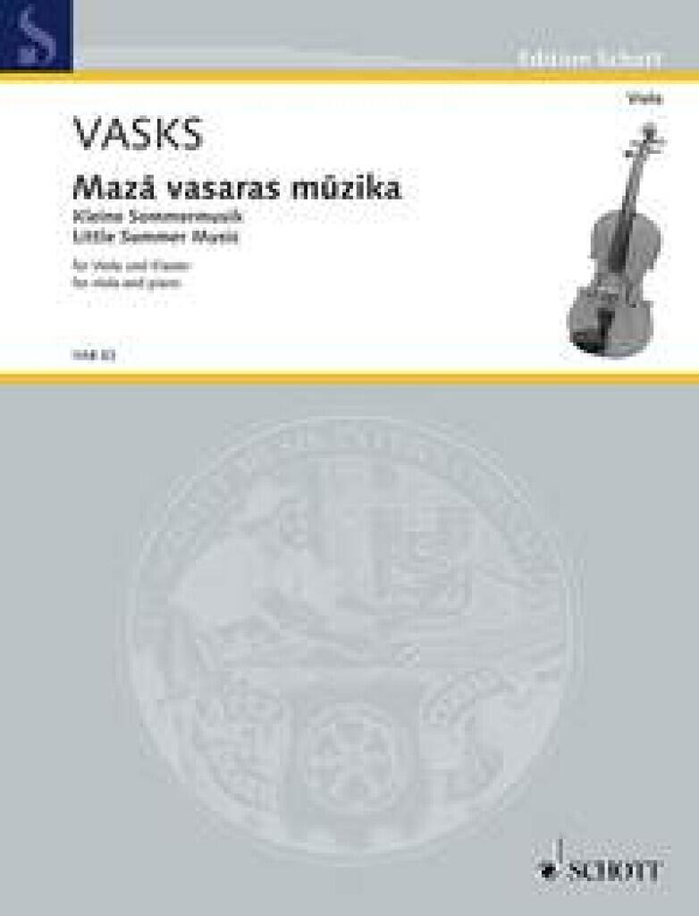 Maza vasaras muzika (Little Summer Music) Pêteris Vasks Andra Darzins Viola und Klavier / (Little Summer Music) : photo 1