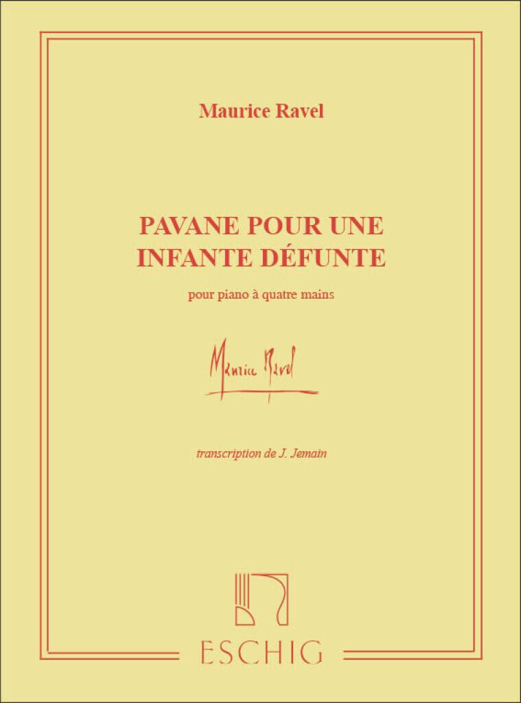 Max Pavane Pour Une Infante Défunte Maurice Ravel Piano, 4 Hands : photo 1