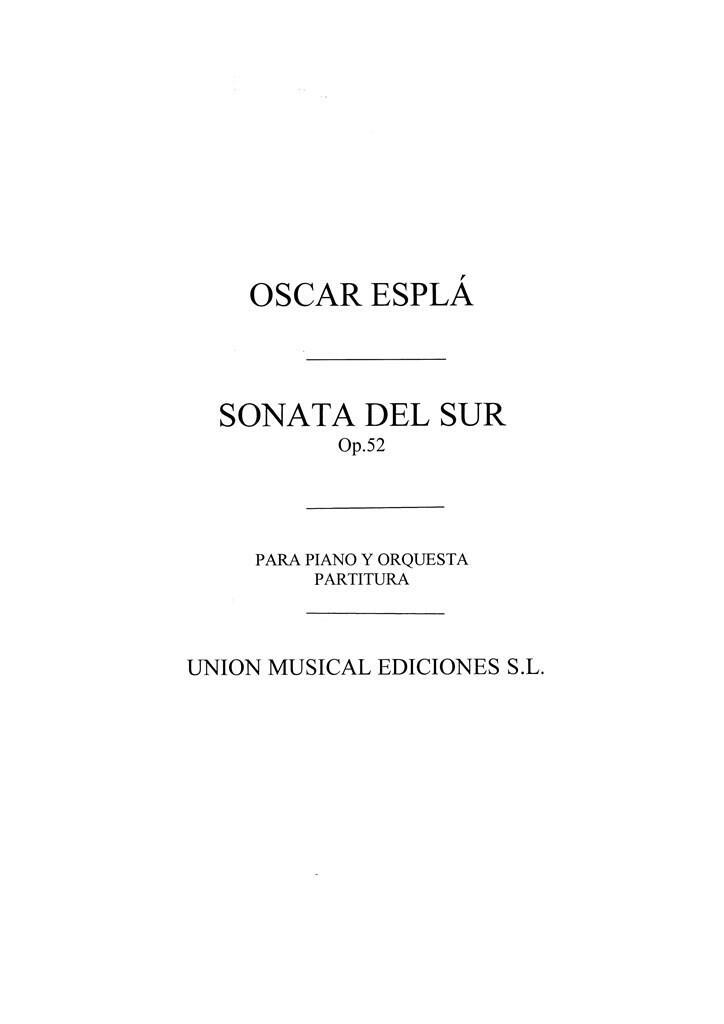 Sonata Del Sur Op.52 : photo 1