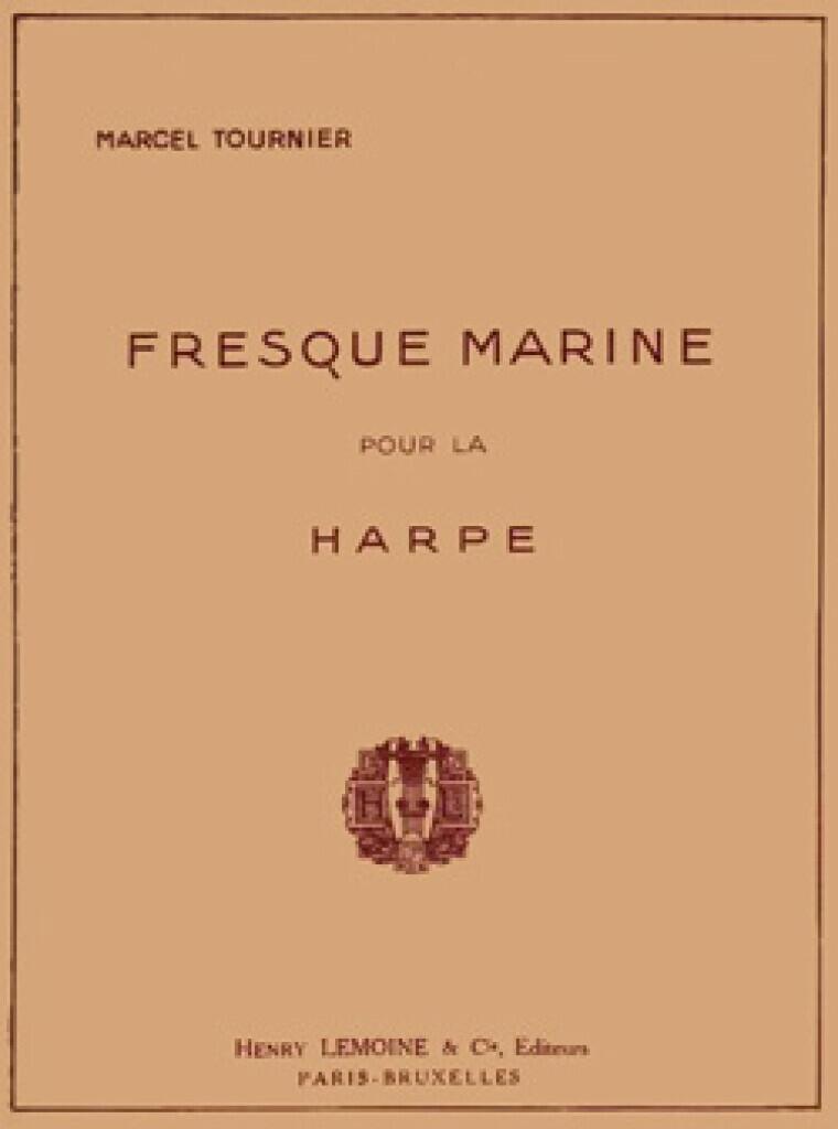Fresque marine Marcel Tournier Harfe French : photo 1