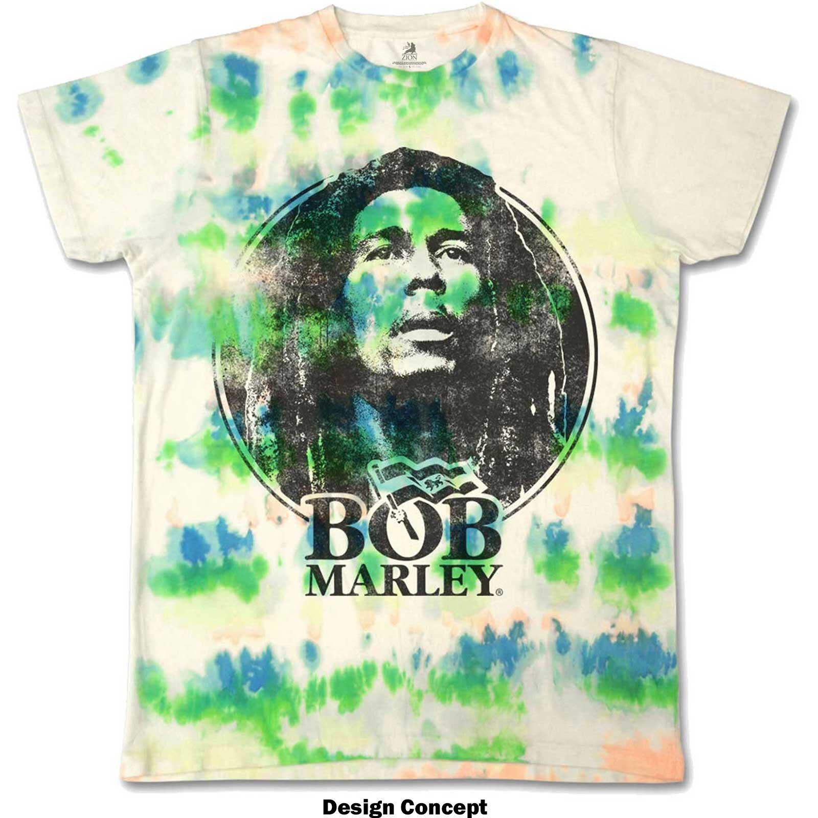 Bob Marley Unisex T-Shirt Black & White Taille M - Rockoff : miniature 1